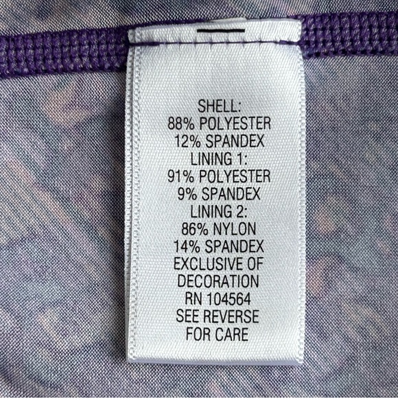 Gaiam Purple Digi Camo Tank Athletic Dress - Picture 13 of 16